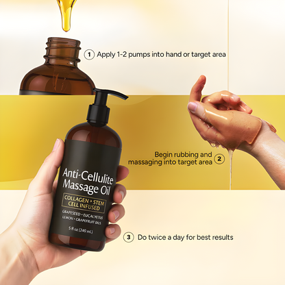 Anti-Cellulite Massage Oil + FREE Dry Brush